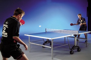 partie de ping pong