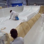Fabrication de la coque des catamarans