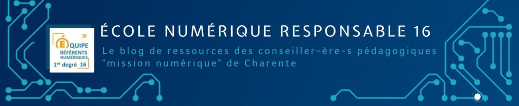 ENR 16 - L'école numérique responsable