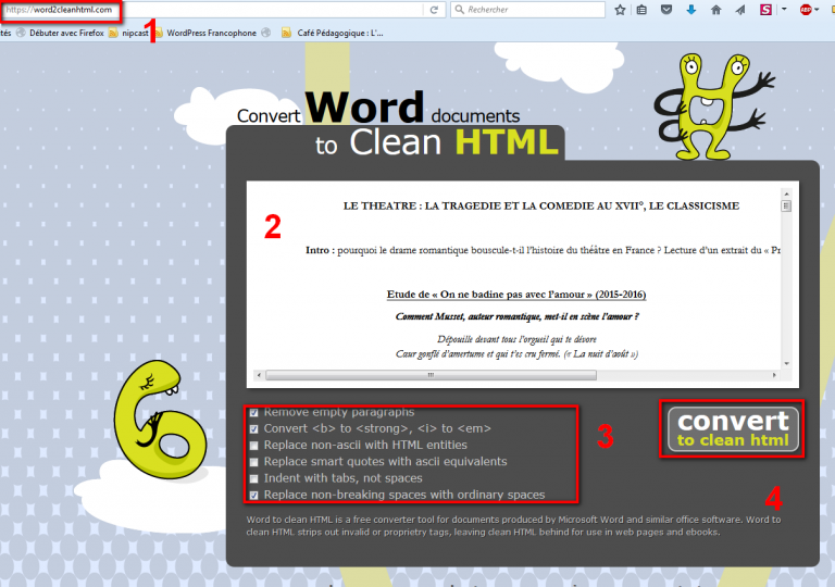 Copier un texte au format Word dans l’éditeur de l’ENT