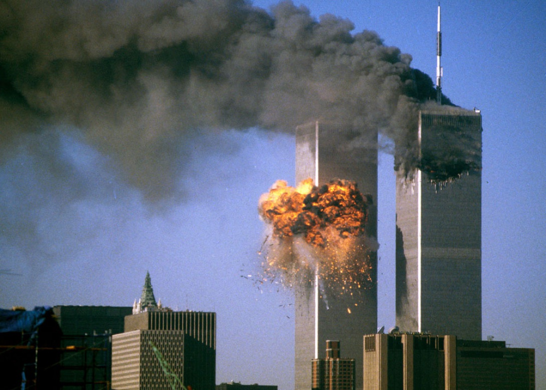 Pendant les attentats du 11 septembre. Source : Slate.fr