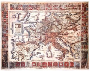 Carte de l'Europe datant de 1520