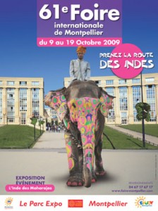 l'affiche de la foire de Montpellier