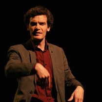 "Gueules de loups" de et avec Pierre Desvigne, photographie J.J Saubi.